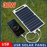 35W 5V Portable Waterproof Solar Panel with USB for Outdoor Hiking Camping Mobile Phone Charging