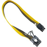 Graphics Card Socket 6Pin To GPU 8pin 6+ 2pin 6+2P Connector for HP Server Power Adapter Cable 50cm