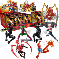 Keeppley Spider-Man: No Way Home Iron Spider Scarlet Spider Miles Morales Green Goblin Anime Figure Building Block Toys Gifts