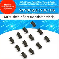 20pcs MOS SMD Transistor 2N7002 AO3400 AO3401 BSS138 BSS84 CJ2302 S2 CJ2306 S6 IRLML6401 MMBF170LT1G IRLML6402 SI2301DS SI2302DS