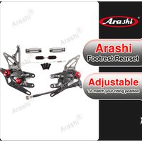 Arashi V1.0 Rearsets For KAWASAKI ZX10R ZX1000R ZX-1000 2004 2005 NINJA ZX-10R ZX1000 CNC Adjustable Rear Sets FootPegs image 4
