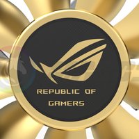 MOD PC Case Fan 12CM Metal Sticker ROG MSI AORUS Logos Gamer Gold-Plated Fan Decorative Sticker Label 3 Pcs/Lot