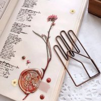1PC Cute Bear Metal Clip Multifunctional Paper Clips For Notebooks Books Files Planner Accessories Vintage Stationery
