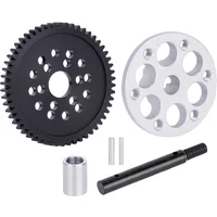 54T 32P Spur Gear & Slipper Eliminator Set for 1/10 RC Crawler Axial SCX10 II Vanquish VS4-10 High-Performance Upgrade Parts