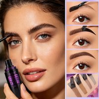 Tear Off and Dye Eyebrow Cream, Waterproof and Sweat Proof, Long-Lasting Color Fixing, Creating Natural and Beautiful Eyebrows