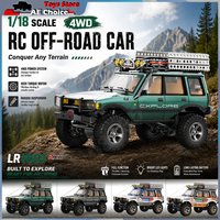1:18 JXC LR1801 2.4G Professional RC Remote Control Car 4WD Dual Speed Simulation Climbing Off-road Car Gift Toys for Boys