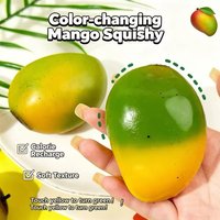 New ! Color Change Mango Slow Rebound Stress Relief Toy , Anti-Anxiety Stress Relief Fidget Toy for Kids Adults