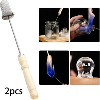 2Pcs Cupping Torch Portable Professional Chinese Acupoint Cupping Massage Igniter Mesh Fire Cupping Stick Cupping Ignition Stic