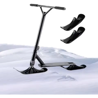 Winter Scooter Skiing Sled Set Kids Balance Bike Snowboard Snow Ski Sled Scooter Snow Sledge Board for Kids Outdoor Accessories