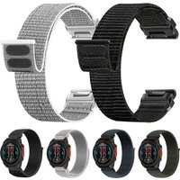 22 26mm Nylon Easy Fit Strap For Garmin Fenix 8 7 7X 6 6x Pro 5X Plus 3HR Watch Band For Tactix7 Pro Epix Quick Release Bracelet