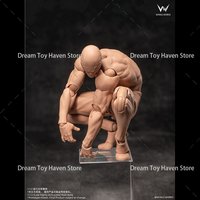 WHALE WORKS WW03 1/12 Scale Male Soldier Ash Super Movable Joint Body Model 6Inch Action Figure Body With Head Sculpt Dolls