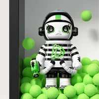 POP MART MEGA SPACE MOLLY 100% Series 4 Blind Box Guess Bag Mystery Box Toys Doll Cute Figure Desktop Ornaments