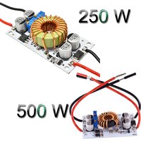500W/250W 10A Step Up Power Supply DC 8.5V-48V to 10-50V Boost Converter Constant Voltage Current Drive Module Adjustable CC CV
