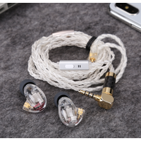 Lou's moving iron ie800s earphones DIY in-ear sports subwoofer earplugs se846/SE535 high quality