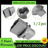 NEW For Honda Accord Civic Fit Odyssey Rear Tail Turn Signal Light Brake Tail Lamp Rear Light Bulb Socket Holder 33515-S50-003