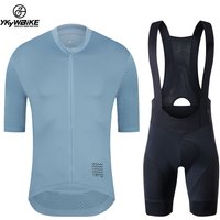 YKYWBIKE Wielertrui Set klassieke MTB Fietsen Bib Shorts Kit Reflecterende Aangepaste Fietskleding Fietskleding Maillot