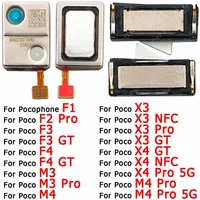 Earpiece For Xiaomi Pocophone Poco X3 X4 NFC F1 F2 F3 F4 GT M3 M4 Pro 5G Repair Front Earphone Built-in Top Ear Speaker