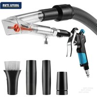 Pistolet do czyszczenia samochodów 2w1 Tornado i odkurzacz z ergonomicznym uchwytem | Wielofunkcyjny zestaw z metalową dyszą