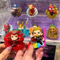 Genuine Popmart New Marvel Cross The Infinite Series Figures Blind Box Trendy Movie Peripheral Model Ornament Mystery Box Gifts