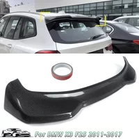 Carbon Fiber Look Rear Roof Spoiler Wing Lip For 2011-2017 BMW X3 F25 X3M Style Painted Trunk Lip Spoiler