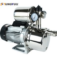 High-Pressure Stainless Steel Water Pump, Automatic Self-Priming Booster Pump for Well & Tap Water, 550-1100W