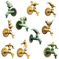 Outdoor villa courtyard garden animal antique faucet antifreeze outdoor all copper water tap washing machine faucet