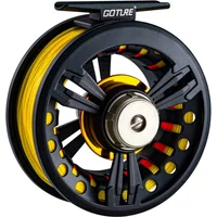 Goture Fly Fishing Reel with Line Combo 5/6 7/8wt Trout Fly Reel Large Arbor Die Casting Fishing Reel Aluminum Alloy Pre-Loaded