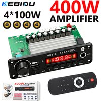 KEBIDU 400W Verstärker Auto-MP3-Player Bluetooth-Audio-Decoder-Board 8A 26V Freisprecheinrichtung DIY Musik-Player Mikrofon SB TF FM Lautstärkeregelung
