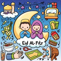 Ramadan Countdown Coloring Book Mubarak Islamic Doodle Activity Eid Children's DIY Educational Gift For Kids Activity
