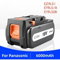 6000mAh For Panasonic 18V EZ7450 EZ7550 EZ7551 EZ7950 EZ9L50 EZ9L51 EZ9L54 EY9L50B EY9L51 EY9L54 FMC688L Power tool battery