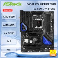MSI B650E PG Riptide WiFi Motherboard AMD B650 Socket AM5 ATX M.2 Wi-Fi 6E support Ryzen 7 9700X Ryzen 5 PRO 8500 Ryzen 7 7700