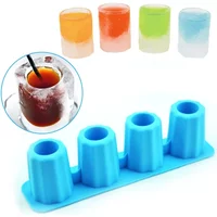Ice Cube Tray Mold Summer Drinking Tool Mold Makes Shot Glasses Ice Mould Ice Tray Silicone Popsicle Mold Kitchen Gadget