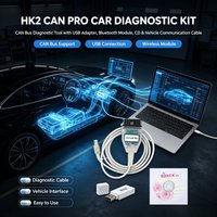 Kabel programujący VAG CAN PRO V5.5.1 OBD2 z chipem FTDI FT245RL, interfejs diagnostyczny VCP do samochodów marek VW, AUDI, SEAT, SKODA, obsługujący CAN BUS, UDS i K-line.