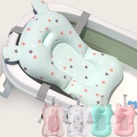 Baby Dusche Badewanne Pad Rutschfeste Neugeborenen Badewanne Matte Sicherheit Pflege Faltbare Unterstützung Komfort Körper Kissen Matte Kissen Cartoon