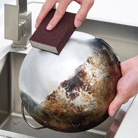 Magic Emery Sponge Brush Wipe Eraser Cleaner Kitchen Bath Rust Strong Decontamination Cleaning Tools With Household Tools