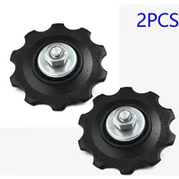 AliExpress NONE 2pcs 10T mountain Bikes 6-7 Speed Jockey-Wheels Mountain Road Bicycles Rear Derailleur Guide Pulley Roller Idler Bearing Parts