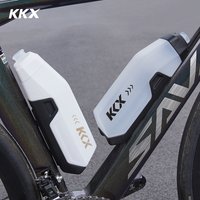 KKX Aerodynamic Bicycle Water Bottle Bracket Set 610ml PP Material Cycling Water Kettle Squeeze Style MTB Road Bike Water Bottle