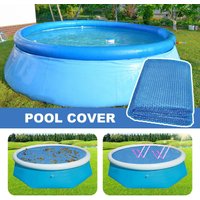 Round Pool Cover 1.8/2.4/3.6m Solar Inground Pool Bubble Cover Thermal Blanket Floating Thermal Pad UV Protection Dustproof Tarp