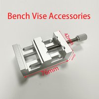 Precision Aluminum Alloy Vise Flat Nose Pliers Accessories Multi Function Fixed Clamps Mini Pliers Accessories