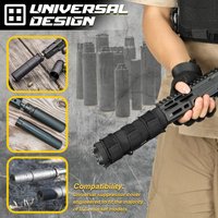 6/7 Inch Airsoft Silencers Cover Tactical Airsoft Suppressor Sleeve Blank Burnproof Hunting Gun Rifle Muffler Protective Cover