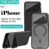 Nillkin Magnetic CamShield Pro Phone Case for iPhone 17 Pro Max 17Pro Foldable Stand Camera Back Cover