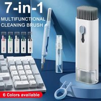 7 -1 Computer Keyboard Cleaner Brush Kit Earphone Cleaning Pen For Headset Keyboard Cleaning Tools Cleaner Keycap Puller Kit