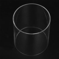 Modern Minimalist Glass Hurricane Candleholder Clear Cylindrical Shade Windproof for Home Wedding Party