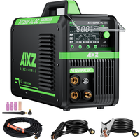 AIXZ AIT250P 220V AC DC Aluminium-Schweißgerät 5-in-1 HF TIG/MMA ARC/Argon Digital Pulse 2T/4T IGBT