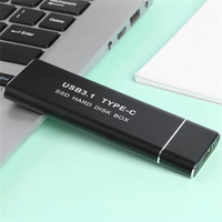 Single Protocol M2 SSD Case M.2 NGFF SATA SSD Enclosure Adapter 10Gbps USB 3.1 Type C External Enclosure Supports M And B&M Keys