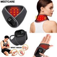 Heating Neck Wrist Massage with 3 Heat Settings Electric Thermal Hand Brace Heat Pad Vibration Massage For Men Women Elderly
