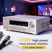 1200W Amplifier Bluetooth Amp SNR85dB Sound Amplifier HDMI 4K ARC Optical Coaxial DSP For Karaoke 5.1 Channel Home Theater KTV