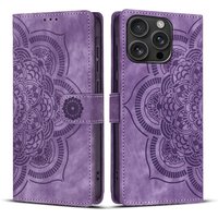Luxury 3D Art Flower Leather Phone Wallet Case Book Stand For iPhone 16 15 14 Plus 13 12 11 Pro Max XR XS 16e 7 8 SE Flip Cover