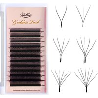 Goddess W Shaped Bloom 3D 4D 5D 6D 7D 8D Automatic Flowering Premade Fans Eyelashes Extensions Natural Soft YY Individual Lashes