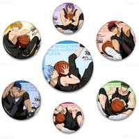 Kuroko No Basket Anime Brooches Cute Cartoon Badge Jacket Jeans Lapel Pin Gift Accessorie